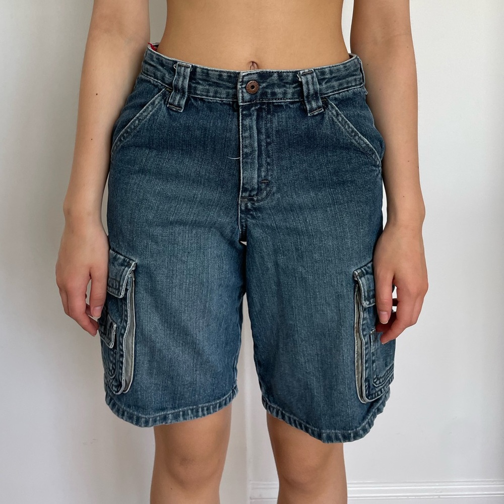 Denim cargo shorts - Size S (fits XS, S)